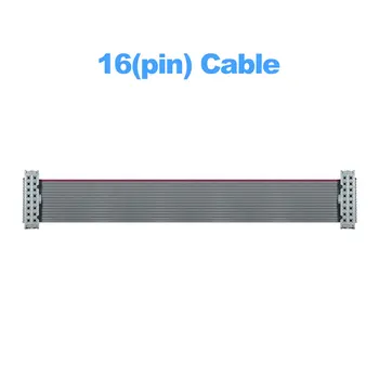 1 БР. Видеостенные Екрани На 16-Пинов Плосък кабел 2,54 mm P2.5 P3.91 P5 P10 Led модул Панел на Приемника Сигнални кабели