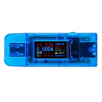 4 цифри USB QC3.0 Волтметър, Амперметър, зарядно устройство, Тестер за напрежение, Защита от прекъсване на захранването