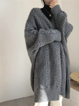 Fitaylor/ Нови дамски Пуловери, Есен-Зима, Модни Жилетки с ръкав 