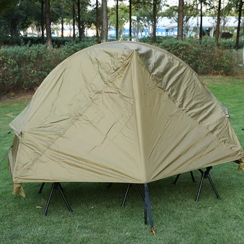 KingGear Нов прием на Градинска водоустойчив палатка-сгъваем Многофункционална туризъм легло-мида за 1-2 човека