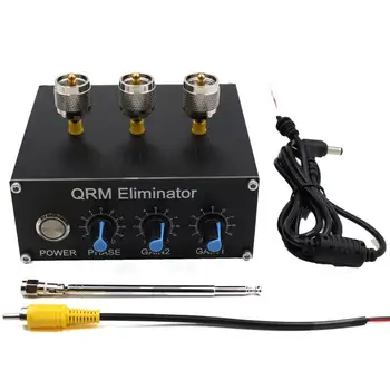 QRM-Элиминатор X Фаза 1-30 Mhz RF Варира QRM-за подтискане на сигнала От Алуминиева Сплав Регулируема Элиминатор сигнал С Циферблат и дръжка