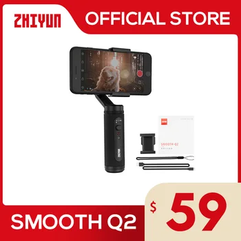 ZHIYUN Official SMOOTH Q2 Phone Gimbal 3-Аксиален Джобен Ръчно Стабилизатор за смартфон iPhone 14 Pro Max/ HUAWEI/Xiaomi
