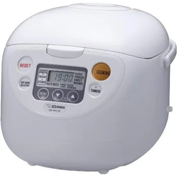 Zojirushi NS-WAC18-WD Ориз и нагревател Micom на 10 чаши (суров), Електрическа Ориз, уред
