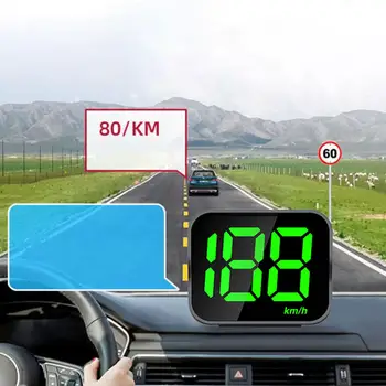 Авто централен дисплей с предупреждение за превишаване на скорост, км/ч, на 360 градуса