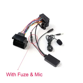 Автомобилен Bluetooth 5.0 Аудио AUX Кабел-Адаптер Модул 40Pin С Микрофон За BMW E60 E63 E64 E65 E66 E81 E82 E87 E90 E91 E92