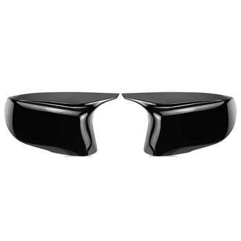 Автомобилни Капачки за огледала за обратно виждане, автомобилни аксесоари, от ABS-пластмаса черен цвят за Infiniti QX30 Q50S Q50 Q60 Q70 2014-2023