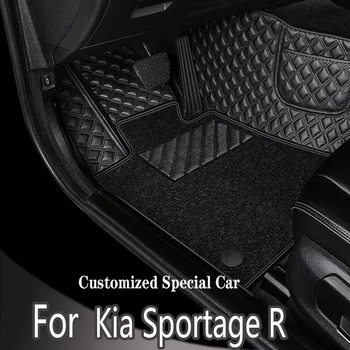 Автомобилни стелки За Kia Sportage R 2021 Потребителски Автоматично Накладки за Краката Авто Килим Аксесоари за интериора