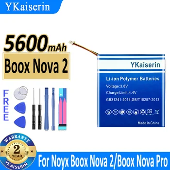 Батерия YKaiserin капацитет от 5600 mah батерии за цифрови Noyx Boox Nova 1/2/Pro Nova2 Nova1 Nova Pro