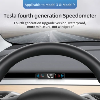 Дисплей Hud-Head Up За Tesla, Модел 3/Y Мощност на сигнала на завоя Удобно управление на Останалата част на иконата на Врати и Аксесоари за автомобилна електроника