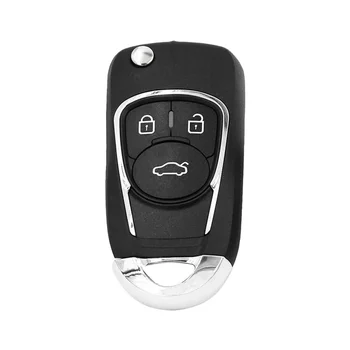 За KEYDIY NB22-3, Автомобилен ключ с дистанционно управление, Универсален, 3 бутона за KD900/-X2 MINI/-MAX за стил