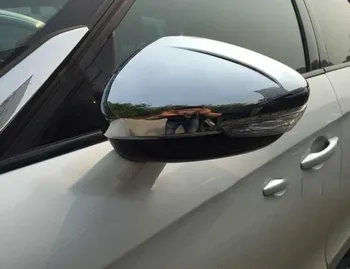 За Peugeot 408 2013-2018 Висококачествена ABS хромированное огледалото за обратно виждане, декоративна капачка, със защита срещу решетка, автомобилни аксесоари, F