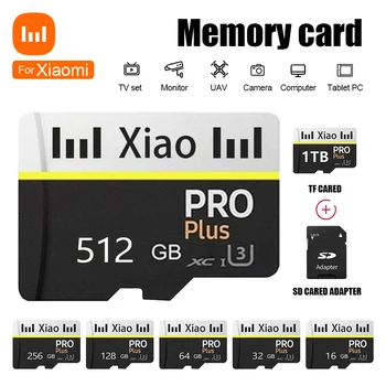За XIAOMI Оригиналната 512 GB Micro SD TF карта 128 GB Карта памет и Високоскоростна Флаш-SD-карта 1 TB 64 GB 16 GB За Nintendo Switch Ps4 Ps5