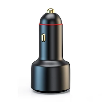 Зарядно за кола USB 5A Бързо зареждане, запалки с жак 12-24 В, кола, USB-зарядно устройство за зареждане на телефона, адаптер