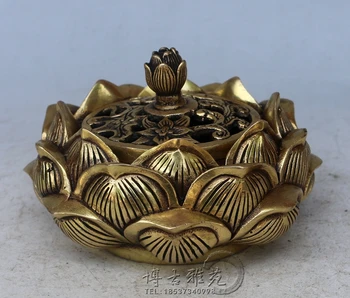 Колекция от съдове за готвене от античен бронз, Декоративни орнаменти за тамян горелки Lotus