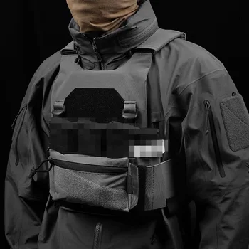 Комплект леки жилетки AC-1, военен бойна жилетка, тренировочная яке за игра в CS на открито, нагрудная обтегач QASM, поясная чанта за съхранение, сигурност