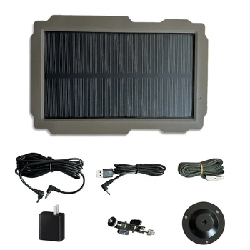 Комплект Слънчеви панели Trail Game Camera 3000 mah 6-12 В Перезаряжаемое Слънчево Зарядно Устройство за Ловна Камера