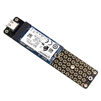 Конвертор NGFF M. 2 в USB3.1 Type-C е съвместим с твердотельными флашки M. 2 SATA (NGFF) на базата M/B + Mkey С поддръжка на твърди дискове с размер 2230/2242/2260/2280