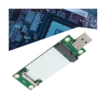 Мини адаптер PCI-E за USB2.0 СИМ-карта със слот за СИМ-карта в модул WWAN/LTE, който поддържа 3G/4G СИМ-6Pin/8Pin Жак за карти