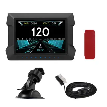 Многофункционален автомобил GPS устройство-дисплей, Интелигентен сензор, Автомобилна електроника, Скоростомер, сот, Превишаване на температурата на водата, температурата на маслото