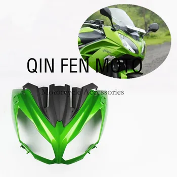 Мотоциклет зелена комплект предни фарове с обтекателем за носа, подходящ за Kawasaki Ninja 650 EX650 ER6F 2012-2016