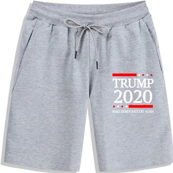 Мъжки къси Панталони с стръмен принтом, Мъжки къси панталони, принуждавайки демократите отново да плаче, Гласувайте За Тръмп, Кампанията 2020 Г., Нови Летни Мъжки Ежедневни Панталони С Принтом, Модерен мъжки къси Панталони