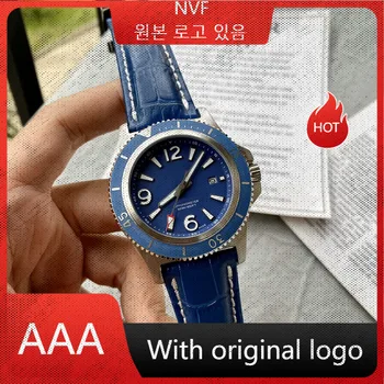Мъжки часовник NVF 904l Автоматични механични часовници е от неръждаема стомана 45 mm-BR