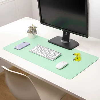 Подложка за мишка на извънгабаритни подложка за компютърна маса, непромокаеми кожени салфетки, подложка за мишка с лого с фиксиран модел
