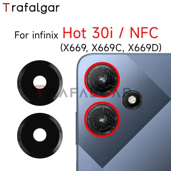 Подмяна на стъклен обектив на задната камера за Infinix Hot 30i NFC X669 X669C X669D със самозалепваща стикер