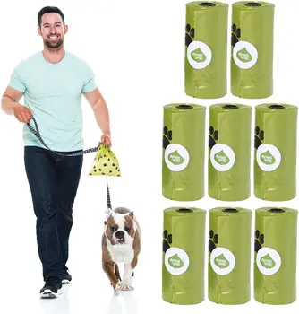 Пълнител чанта за кучешки Какашек, Дебели Pet Опаковки за Какашек - Пет Waste Bag Акане Pick Up Organizer Годни За рециклиране Материали