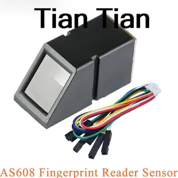 Сензор четец за пръстови отпечатъци AS608, Оптичен модул, четец за пръстови отпечатъци, Блокира последователна връзка