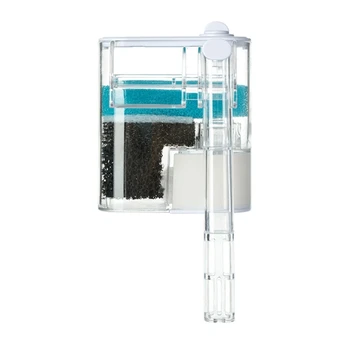 Система за филтриране с аквариумным помпа 3 в 1, Водопадный филтър, Потопяема филтър за вода
