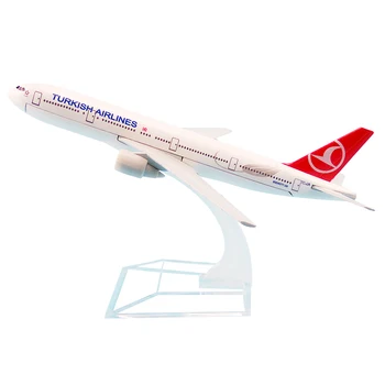 Сплав на метални Air Turkish Airlines B777 модел самолет Turkish 