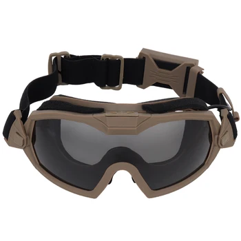 Спортни очила за активен отдих с прозрачни лещи, Очила за еърсофт оръжия и пейнтбола, устойчиви на надраскване Защитни очила за лов