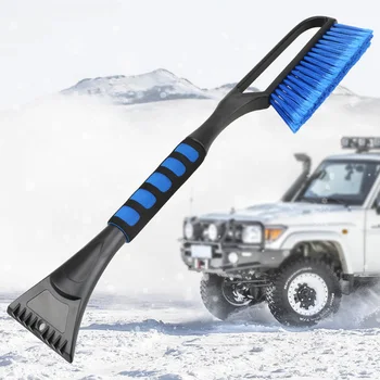 Стъргалка за сняг и лед, Автомобили, четка за сняг, лопата, четка за отстраняване на сняг, инструмент за почистване на предното стъкло на автомобила, зимна инструмент