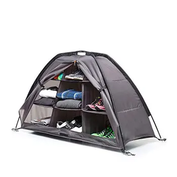 Съхранение на лагер на обувки, 9 мрежест контейнер за палатка, пикник на открито