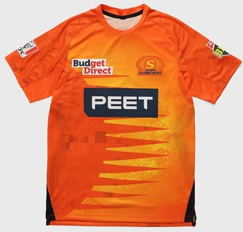 Тениска за крикет 2021 Perth Scorchers 2021/22 PERTH SCORCHERS АВСТРАЛИЙСКАТА ТЕНИСКА ЗА КРИКЕТ Размер S---5XL 2021 Perth Scorchers c