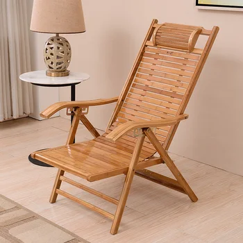Удобен стол за почивка средата на века, Къмпинг, градина от ратан, Модерно кресло за отдих, Тераса, Преносима мебели за хола Sdraio YQ50LC