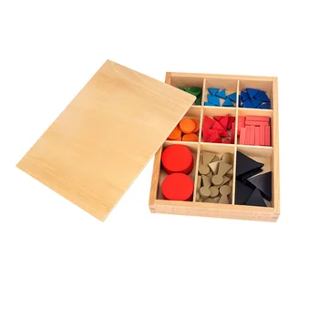 Учебни Помагала Монтесори Форма на Когнитивни Играчки Цвят Образователна Играчка За Деца, Подарък Пъзел Woden Дървени Аксесоари за предучилищно Образование Играчки