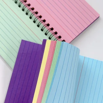 Цветна бележник на спирала, който е подходящ за обучение и работа в офис, Студентски канцеларски материали за училищни принадлежности