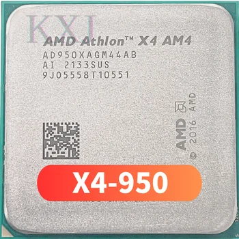 Четириядрен процесор AMD Athlon X4 X4 950-950 с честота 3,5 Ghz, четырехпоточный процесор 28 НМ 65 W cpu YD950XAGM44AB с жак AM4